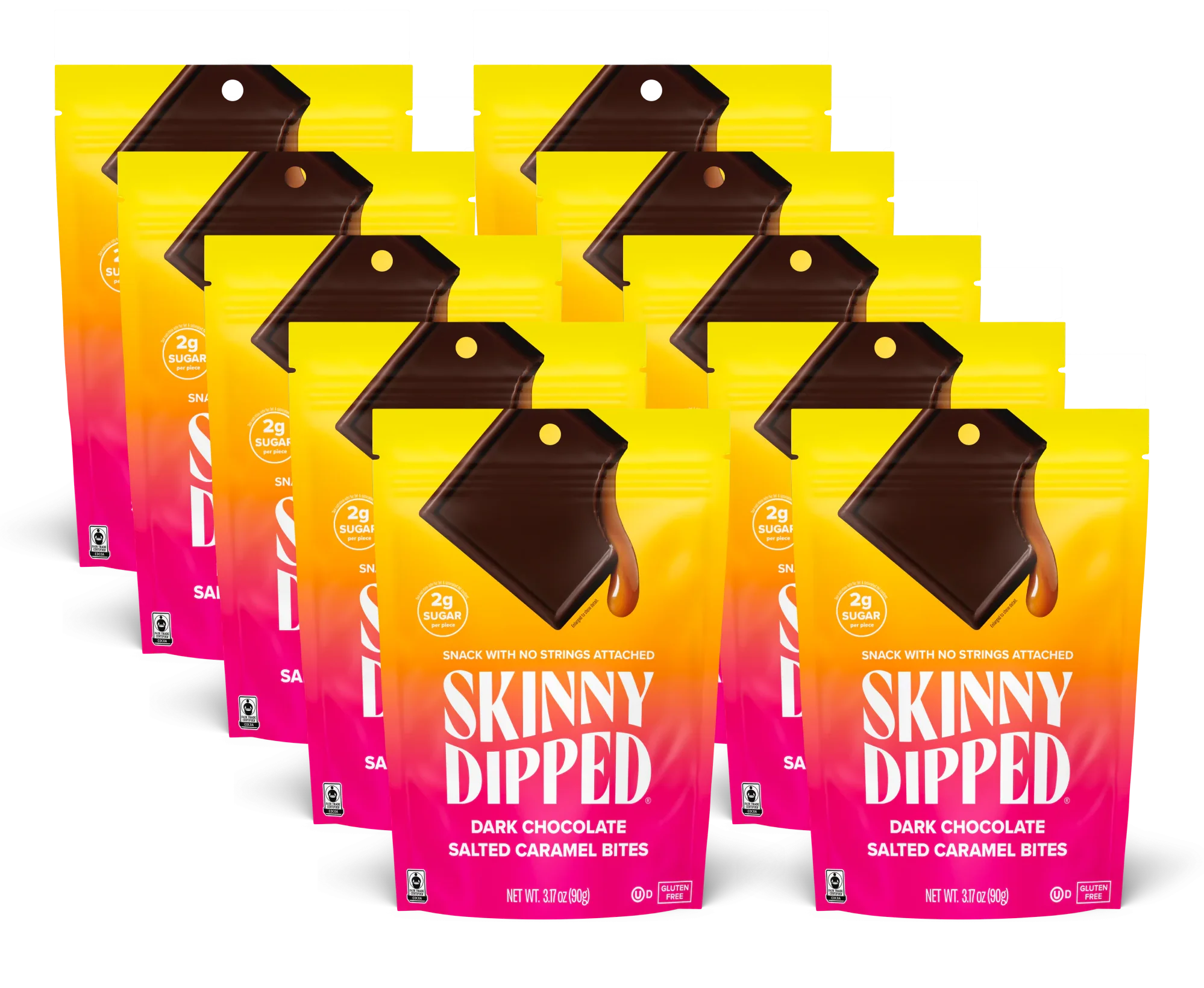 SkinnyDipped Bites - Dark Chocolate Salted Caramel Bites - Image 3