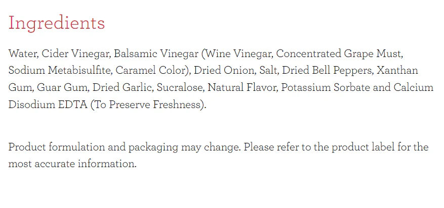 Skinnygirl Fat Free/Sugar Free Salad Dressing - Image 3