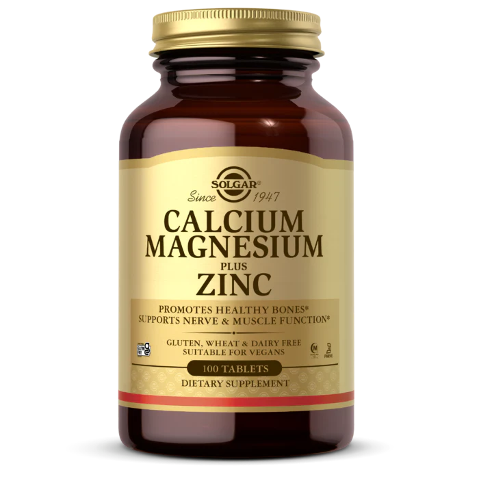 Solgar Calcium Magnesium Plus Zinc Tablets