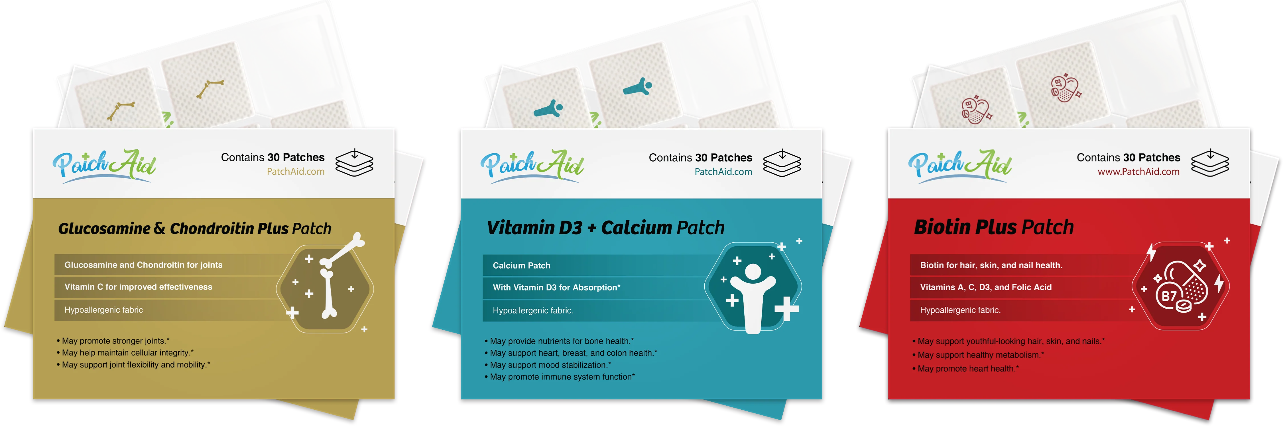 Strong Body Inside and Out Vitamin Patch Pack by PatchAid