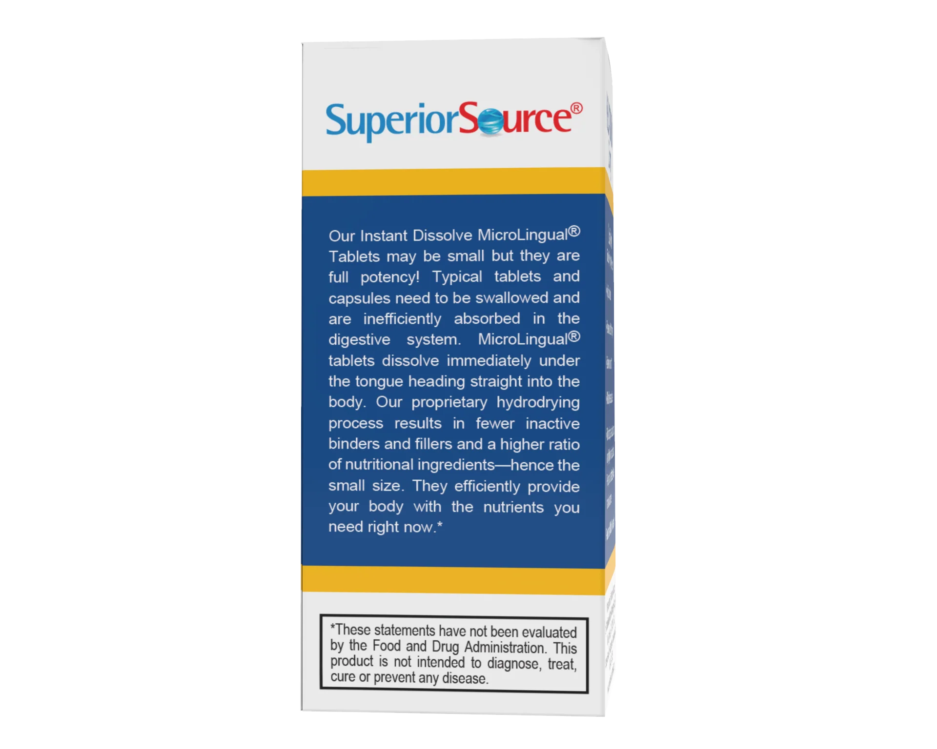 Superior Source Extra Strength Melatonin 25mg MicroLingual® Instant Dissolve Tablets - Image 4
