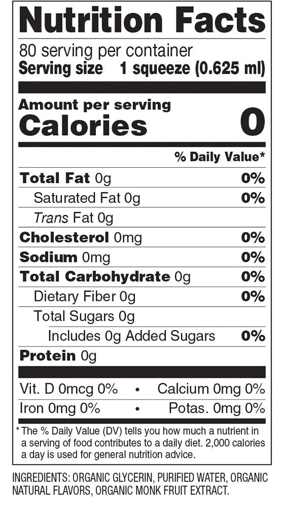 SweetLeaf Monk Fruit Squeezable Sweetener Organic - Image 10