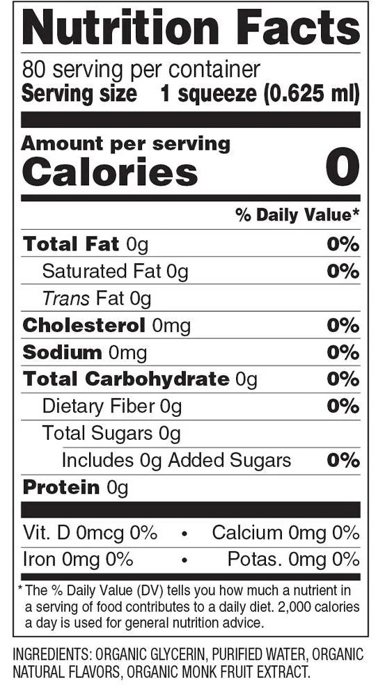 SweetLeaf Monk Fruit Squeezable Sweetener Organic - Image 14
