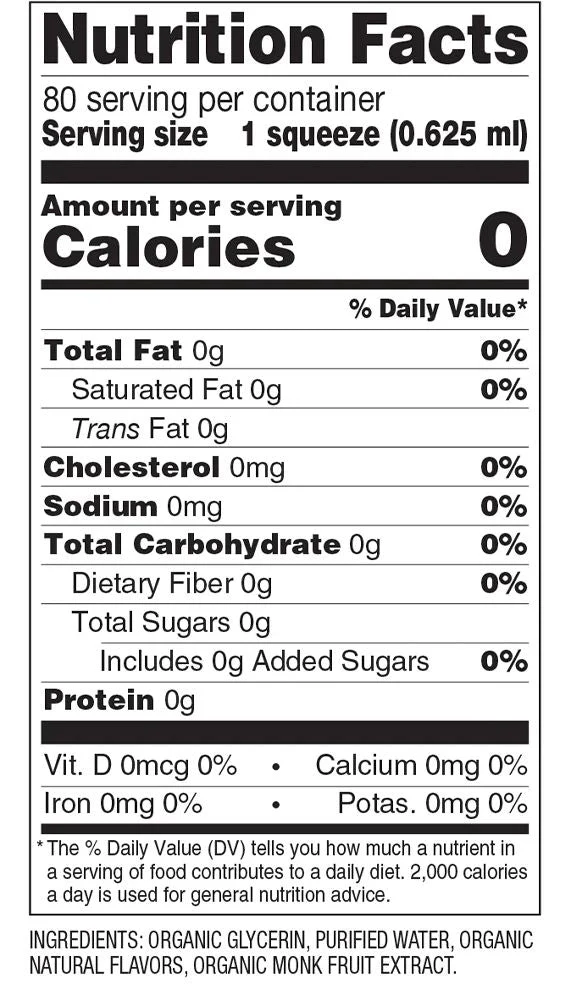 SweetLeaf Monk Fruit Squeezable Sweetener Organic - Image 16