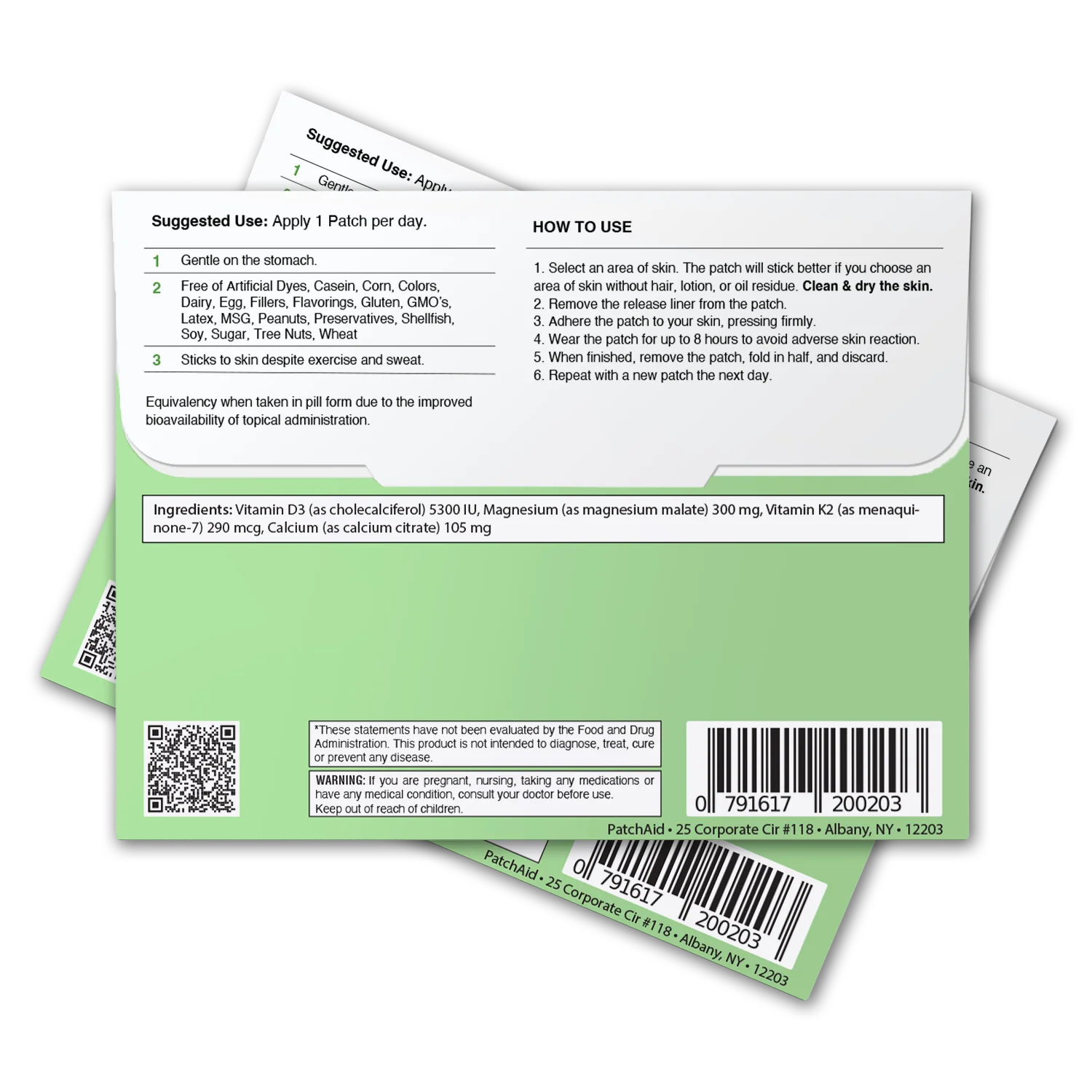 Vitamin D3 with K2 Vitamin Patch by PatchAid - Image 3