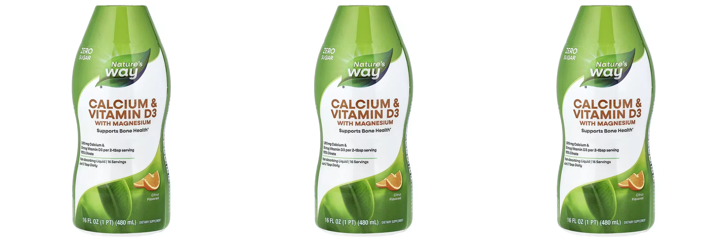 Nature's Way - Calcium & Vitamin D3 Liquid - Citrus Flavored - Image 6